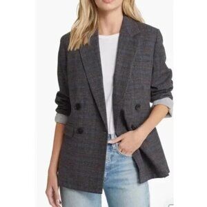 Madewell Petite Rosedale Blazer in Plaid - Size 14P EUC